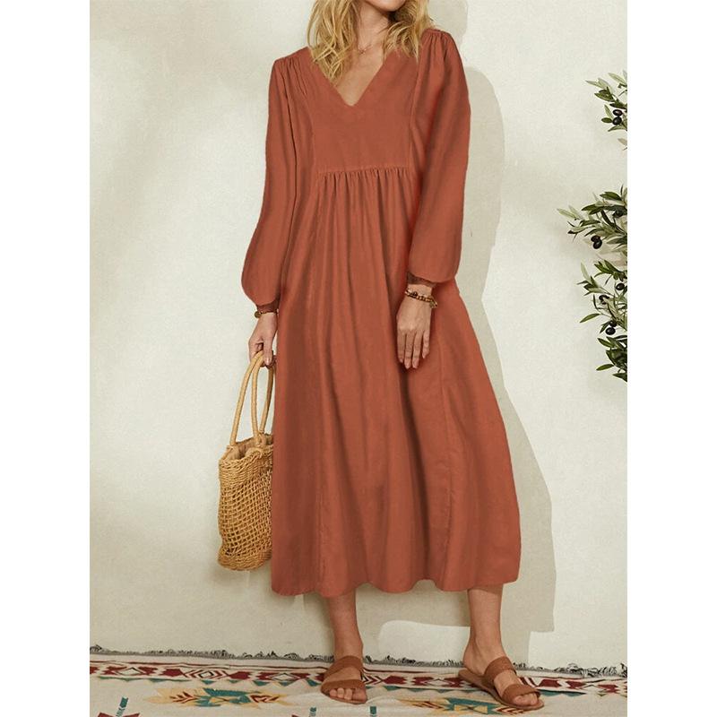 Juliette - Flowing V-Neck Dress