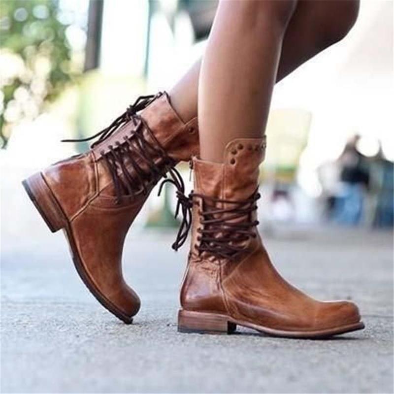 Anita - Leather Boots
