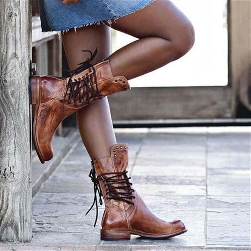 Anita - Leather Boots