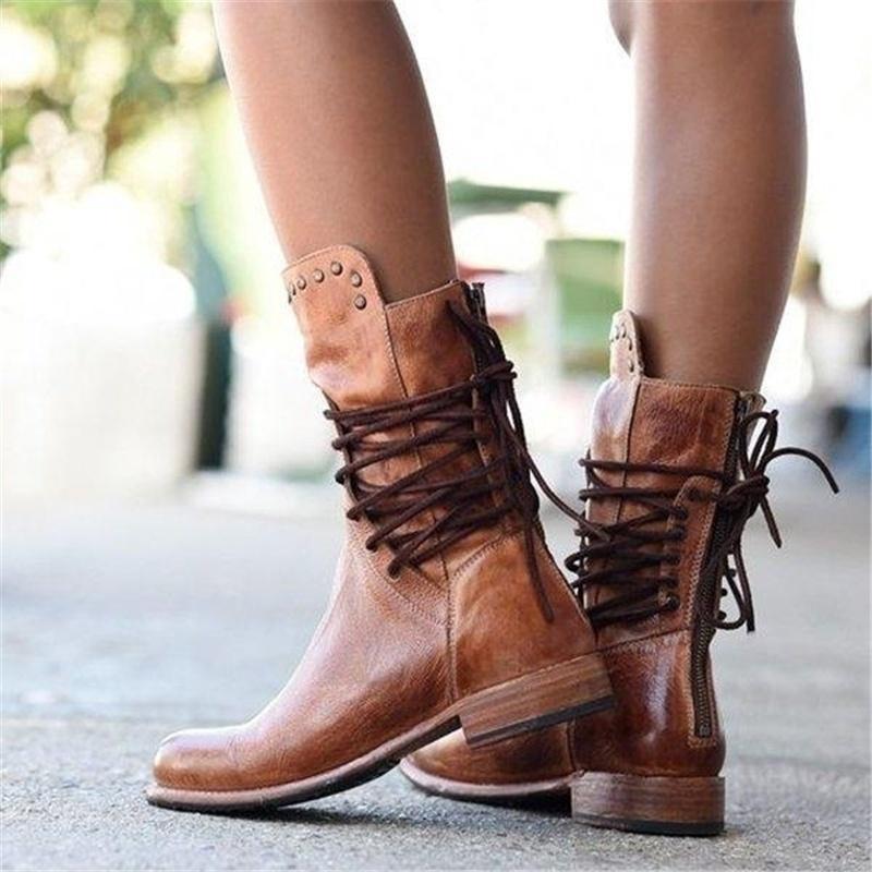 Anita - Leather Boots