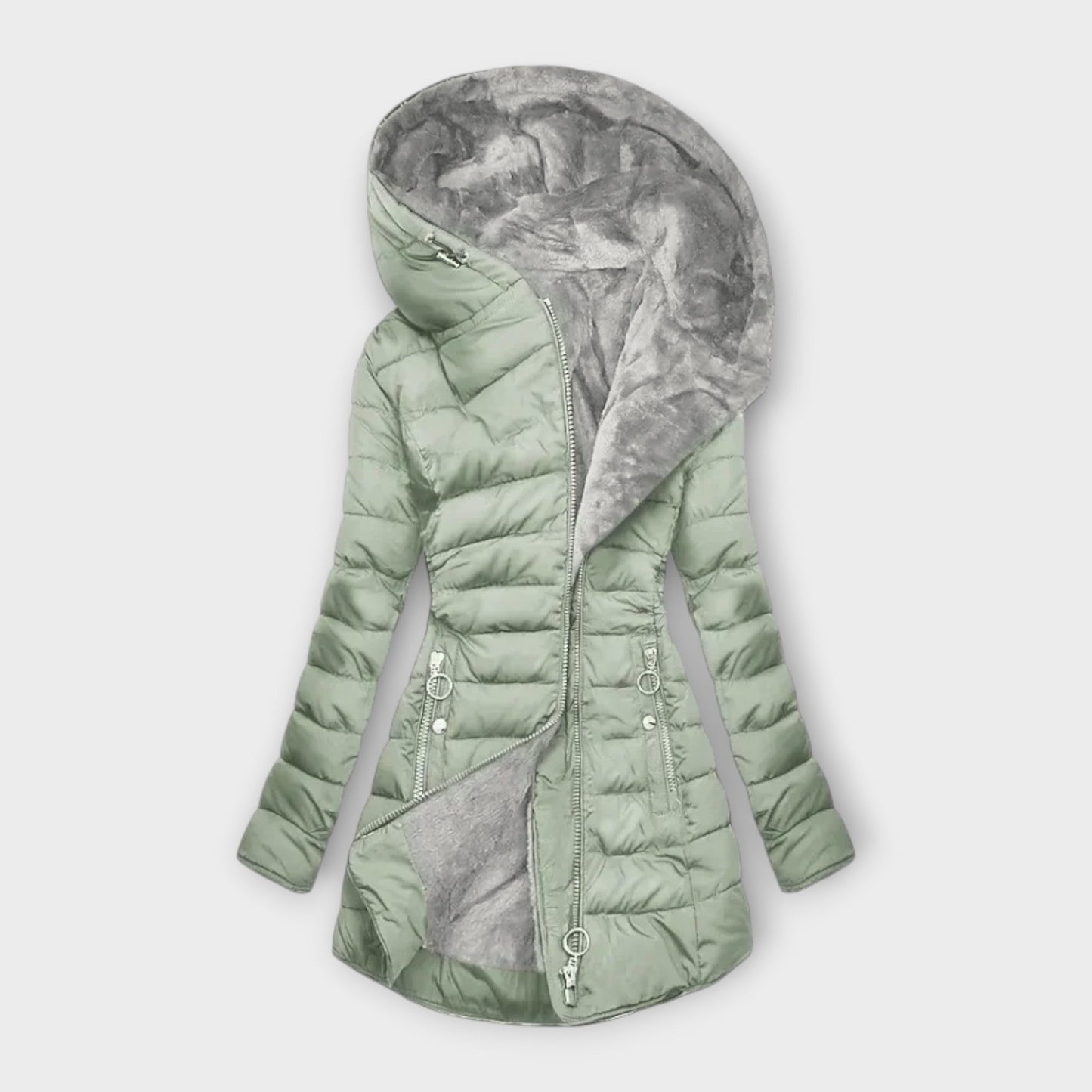 Floortje - Cozy, fur-lined coat