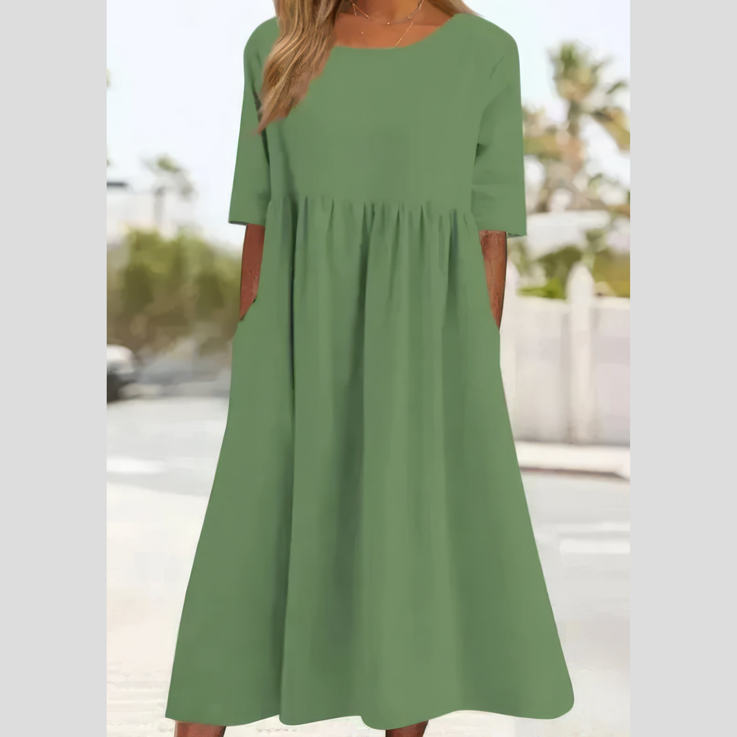 LORETTA - ELEGANT BELLY COVERING DRESS
