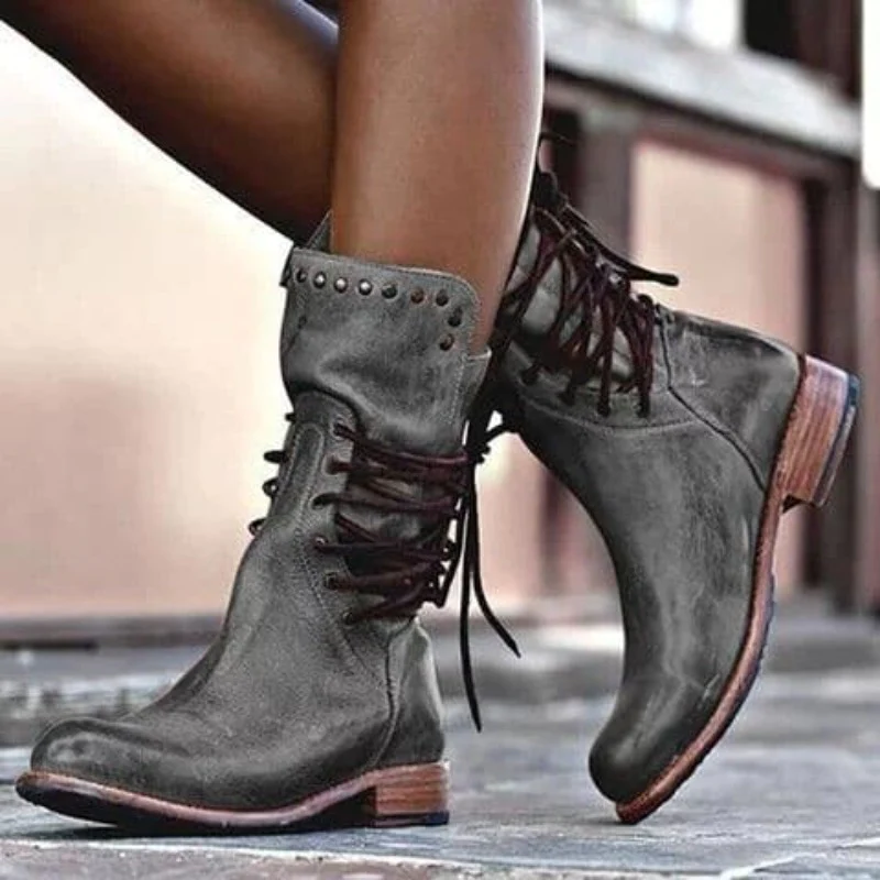 Anita - Leather Boots