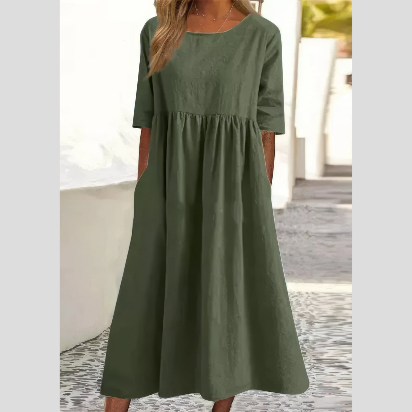 LORETTA - ELEGANT BELLY COVERING DRESS