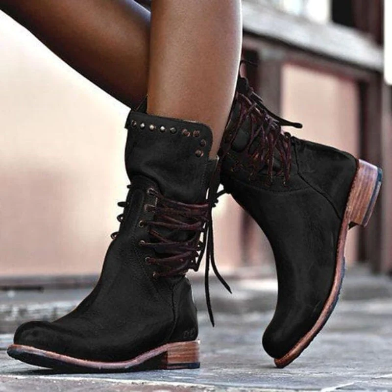 Anita - Leather Boots