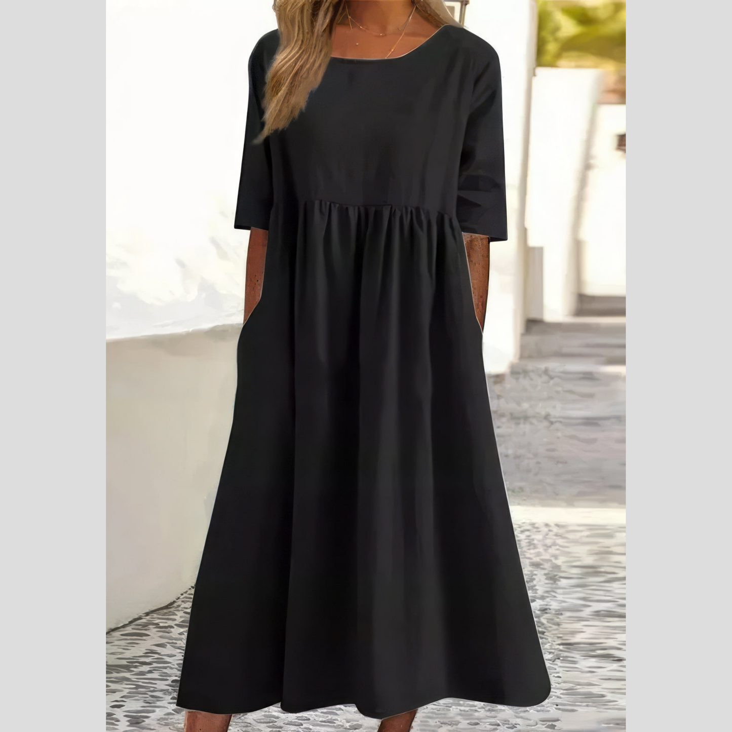 LORETTA - ELEGANT BELLY COVERING DRESS