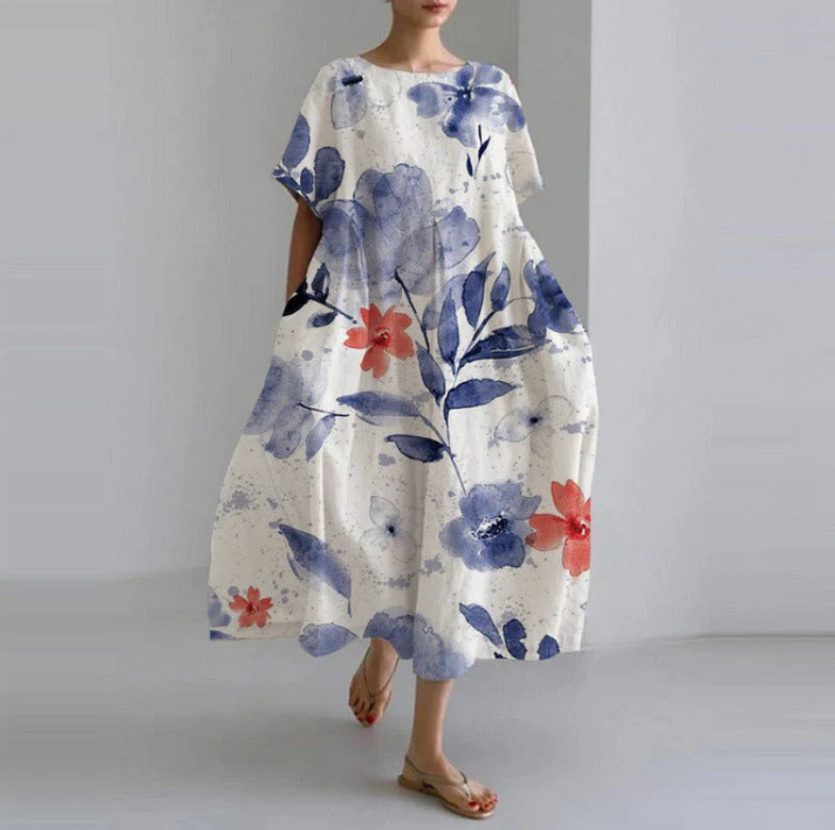 Mipi - Blue Flower women's dress