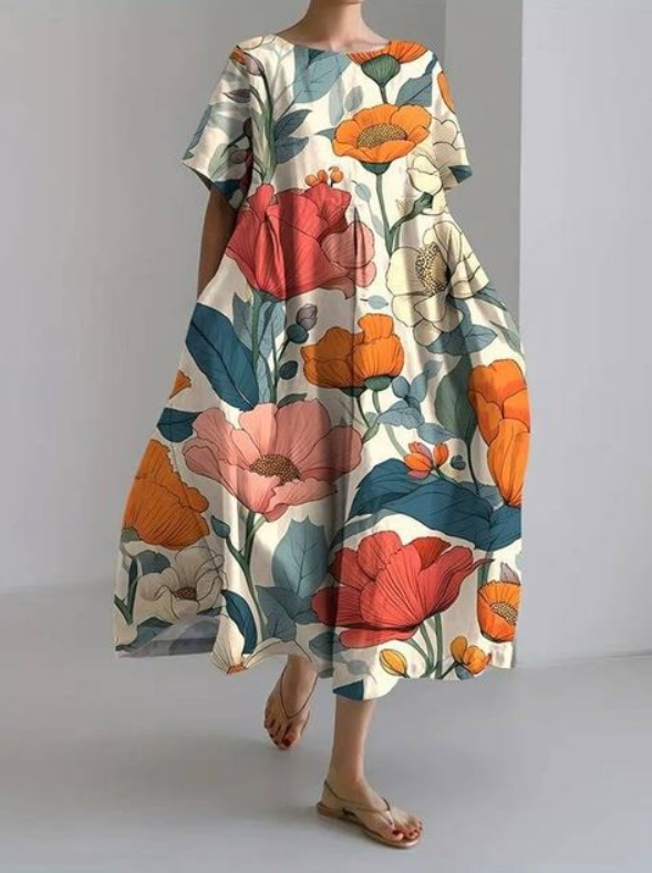 Sophia - Casual and elegant women's dress