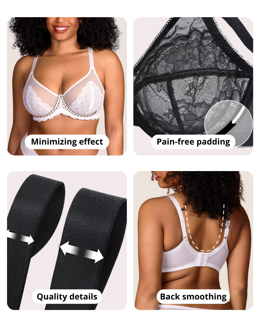 Abigail -Breast Minimizer Bra