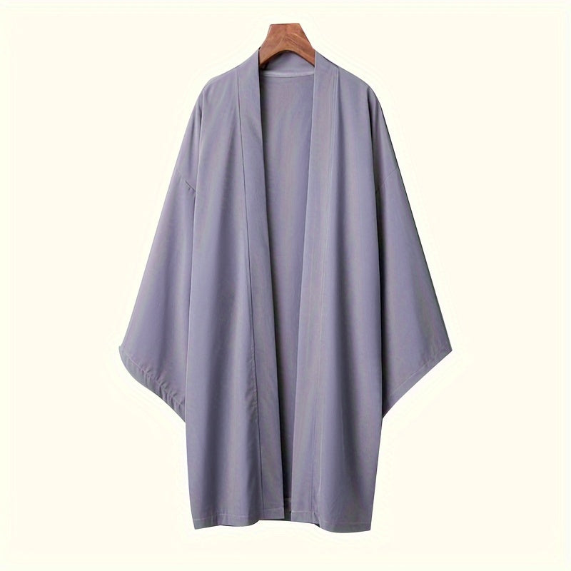 Women's Kimono Style Loose-Fitting Open Front Jacket