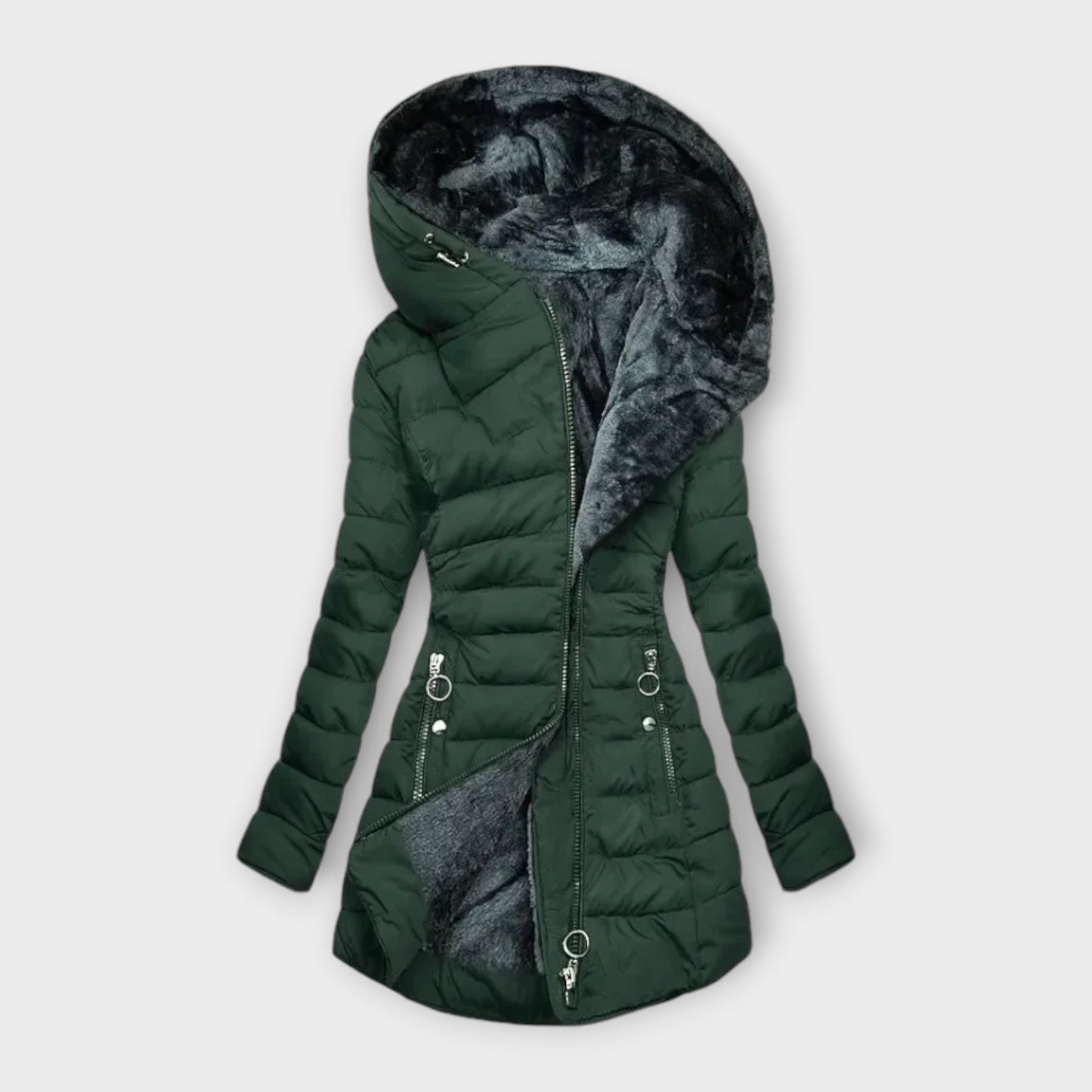 Floortje - Cozy, fur-lined coat