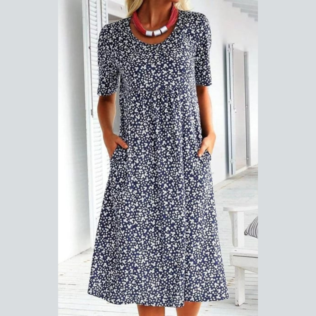 AMARA - ELEGANT BELLY COVERING DRESS