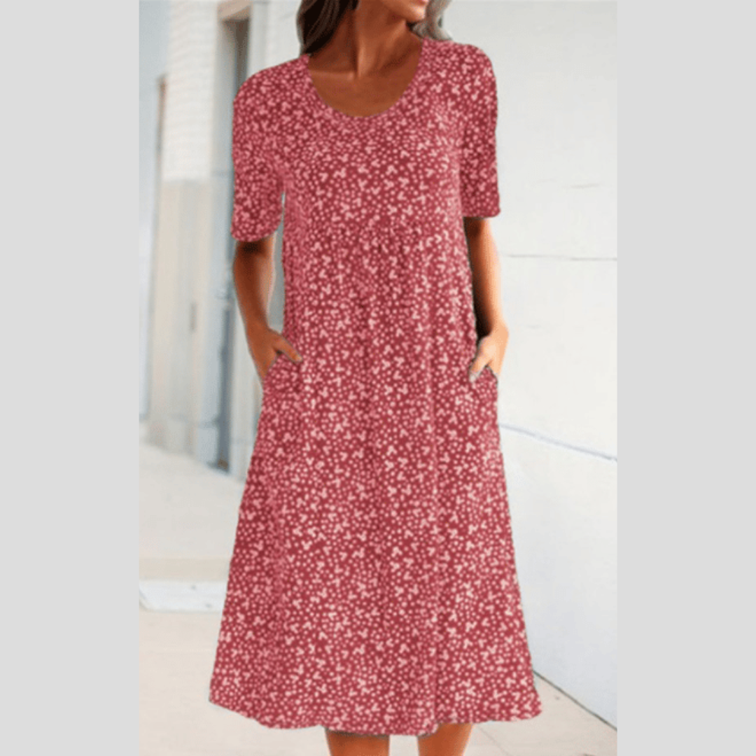 AMARA - ELEGANT BELLY COVERING DRESS
