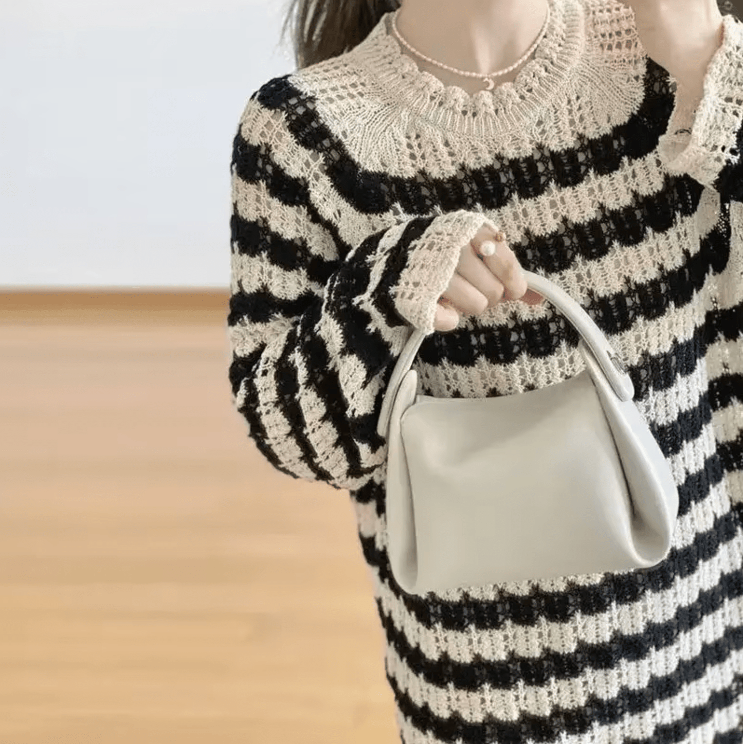 WW | High-quality long-sleeved knit dress for women