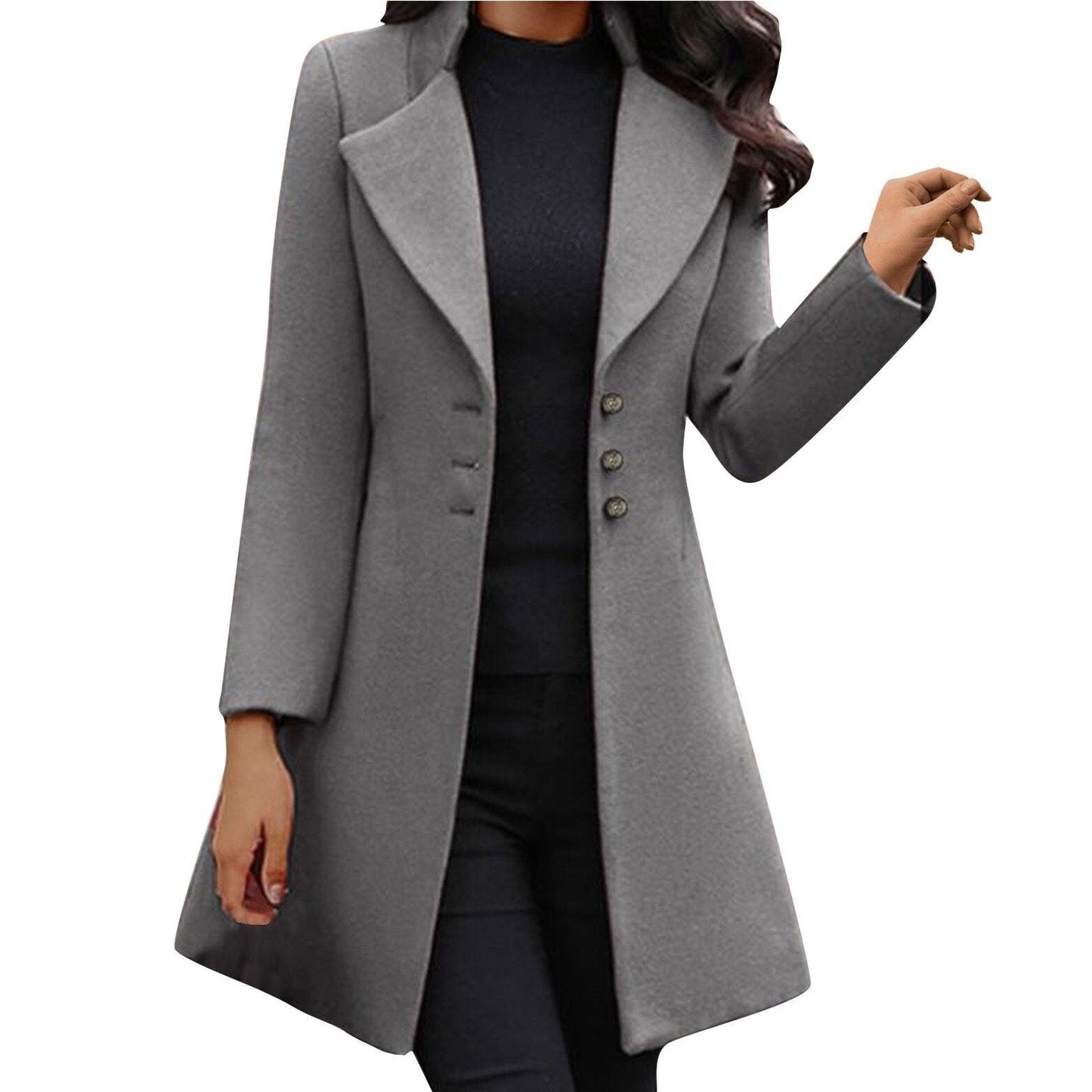 Alina - warm, elegant wool coat