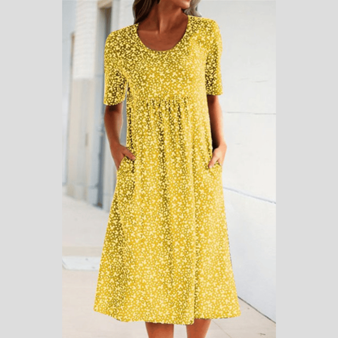 AMARA - ELEGANT BELLY COVERING DRESS