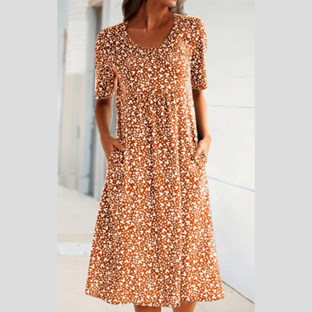 AMARA - ELEGANT BELLY COVERING DRESS
