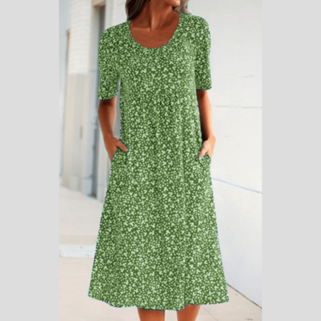 AMARA - ELEGANT BELLY COVERING DRESS