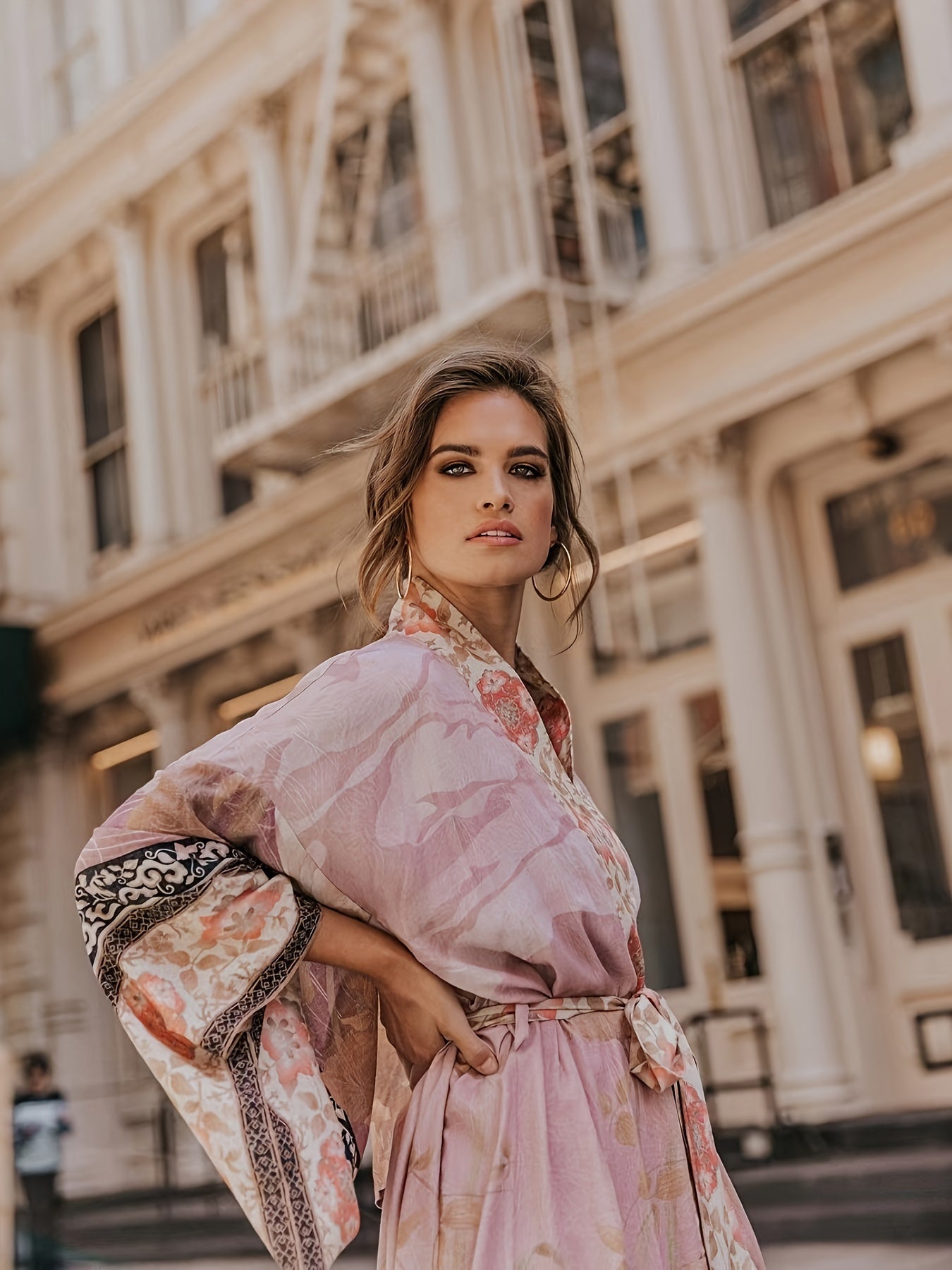 Printed, Kimono-Inspired, Stylish Beach Cover-up