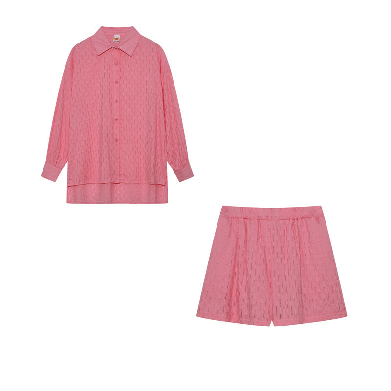 Elizabeth - Effortlessly Chic Breezy Shirt and Shorts Ensemble