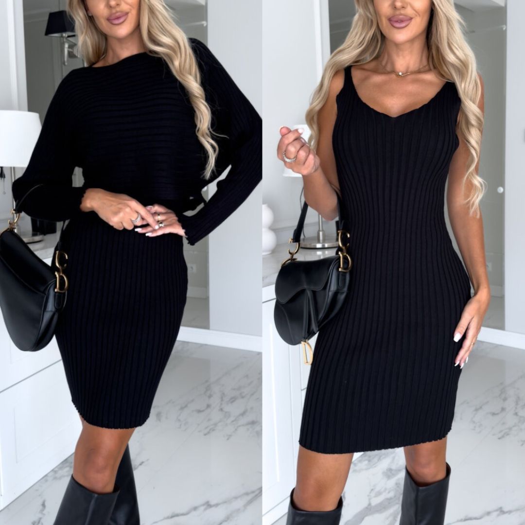 WW | Cozy Set - The ultimate sleeveless dress with matching sweater