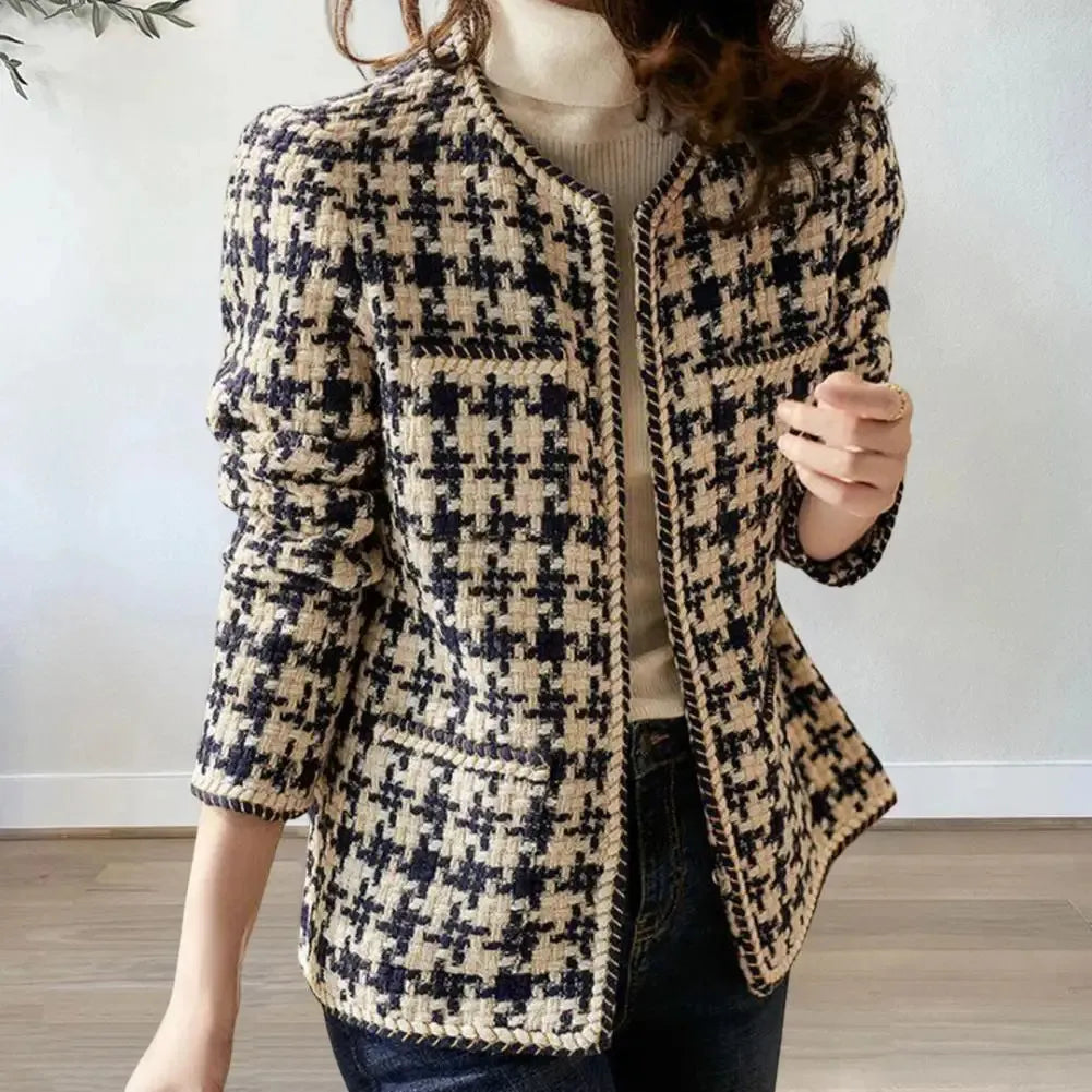 Annika | Chic checked cardigan