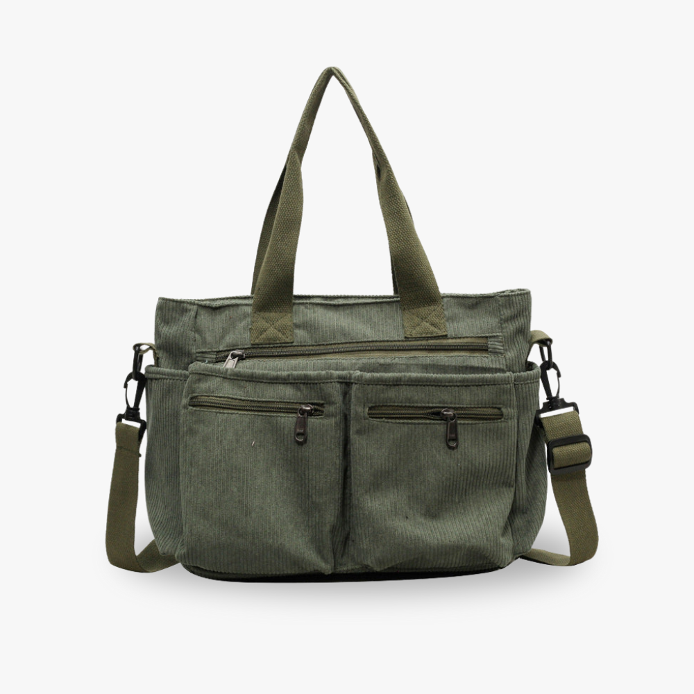 HAILEY - CORDUROY SHOULDER BAG