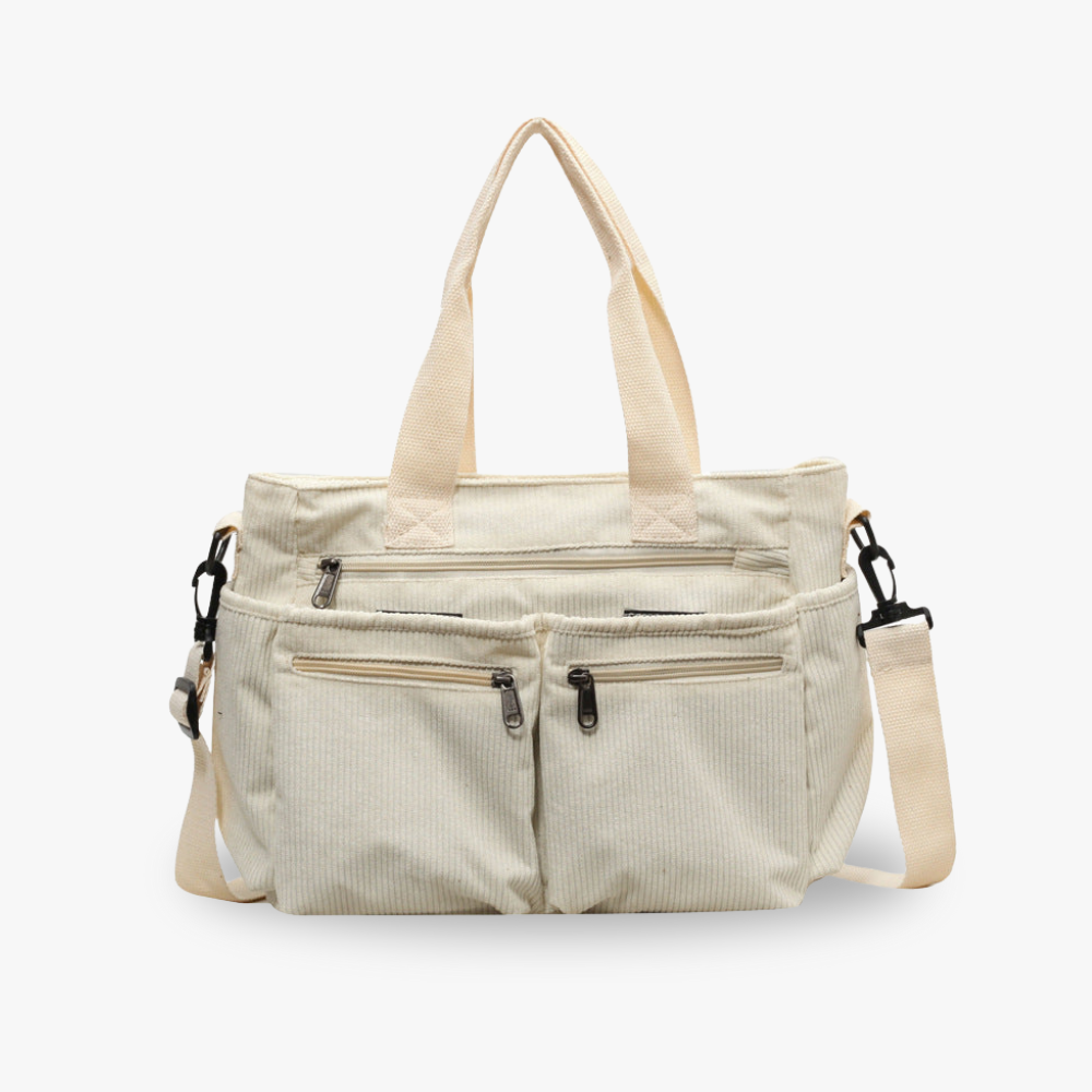 HAILEY - CORDUROY SHOULDER BAG