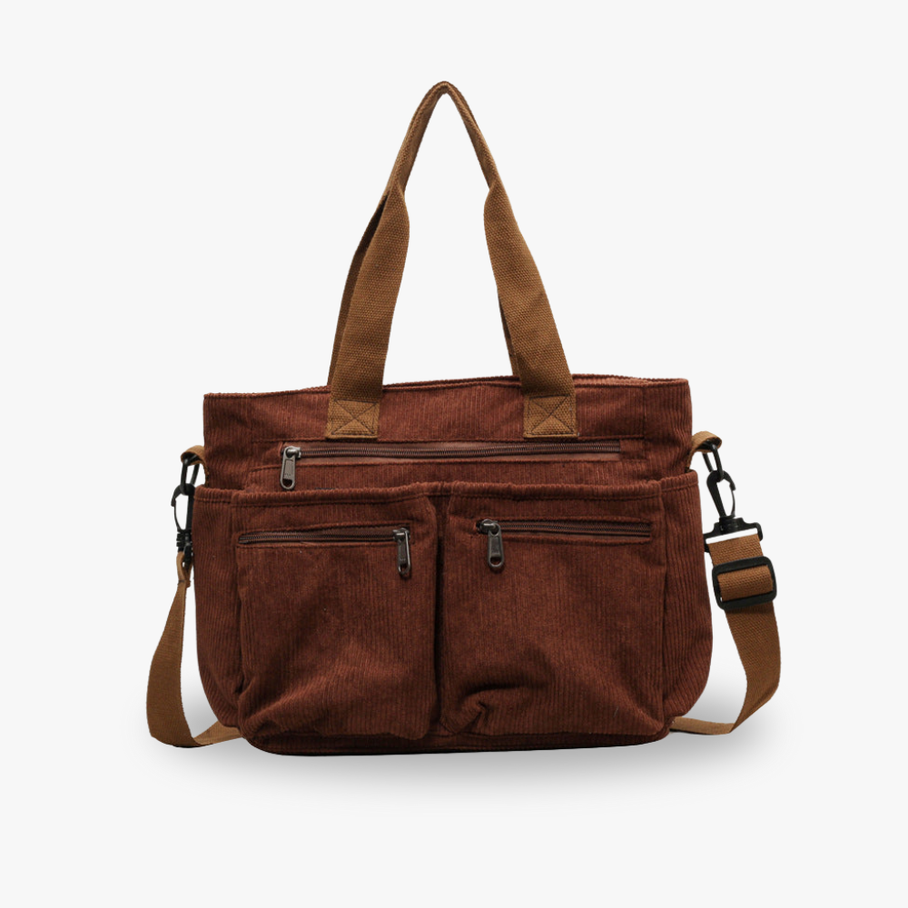 HAILEY - CORDUROY SHOULDER BAG