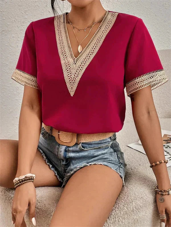 Neckline top for women
