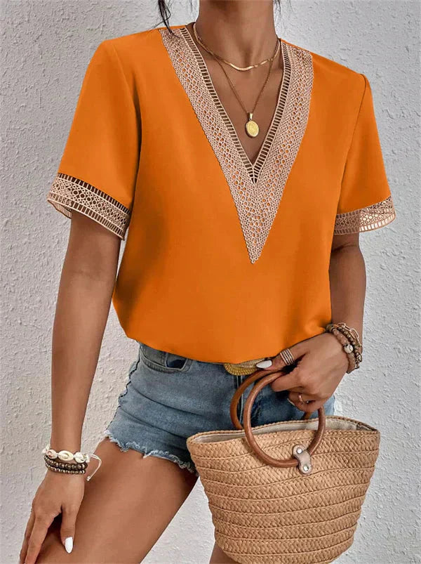 Neckline top for women