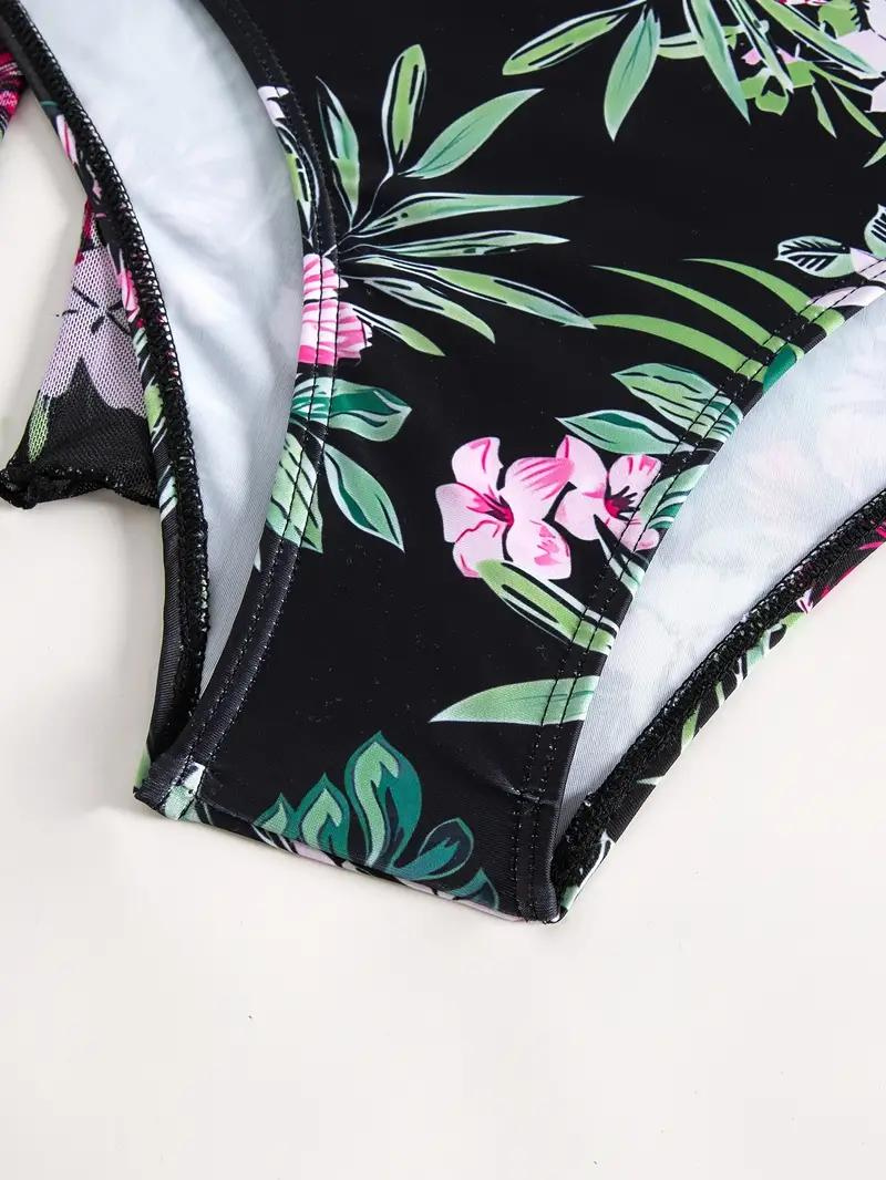 Cover-Up Set, High-Waisted, Printed, Set, Beachwear