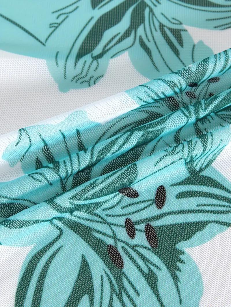 Cover-Up Set, High-Waisted, Printed, Set, Beachwear