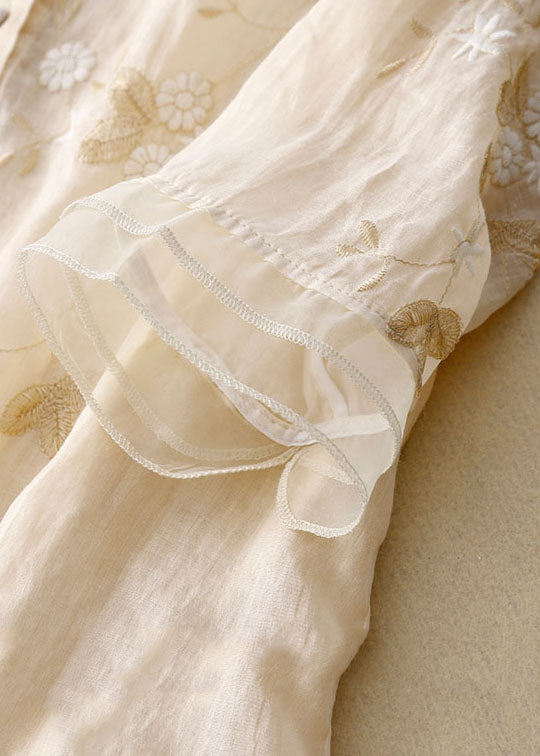 Kourtney | Chic Blouse with Embroidered Accents