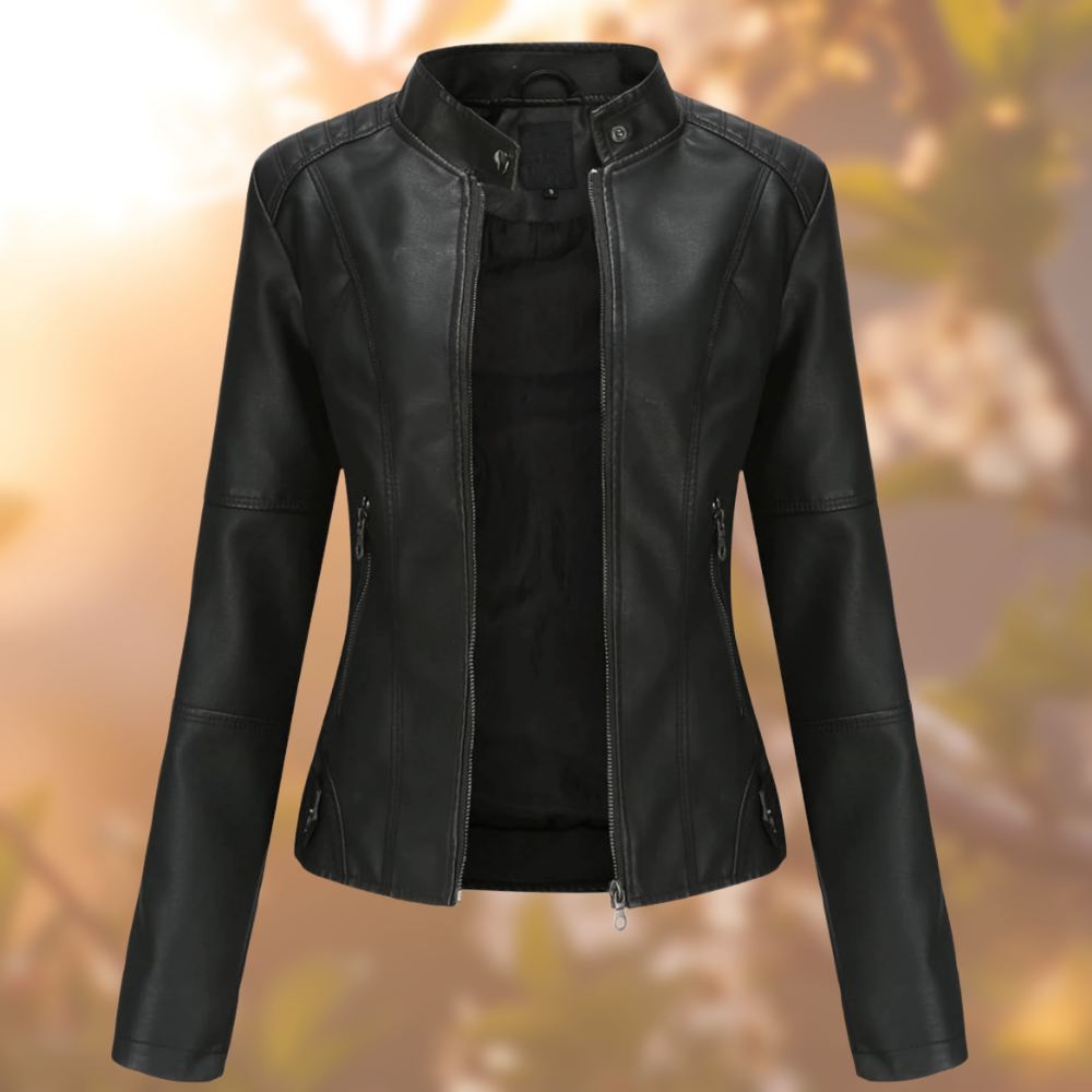 Noemi - stylish leather jacket