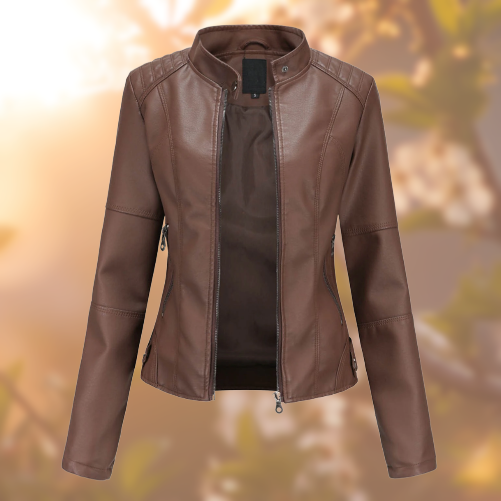 Noemi - stylish leather jacket