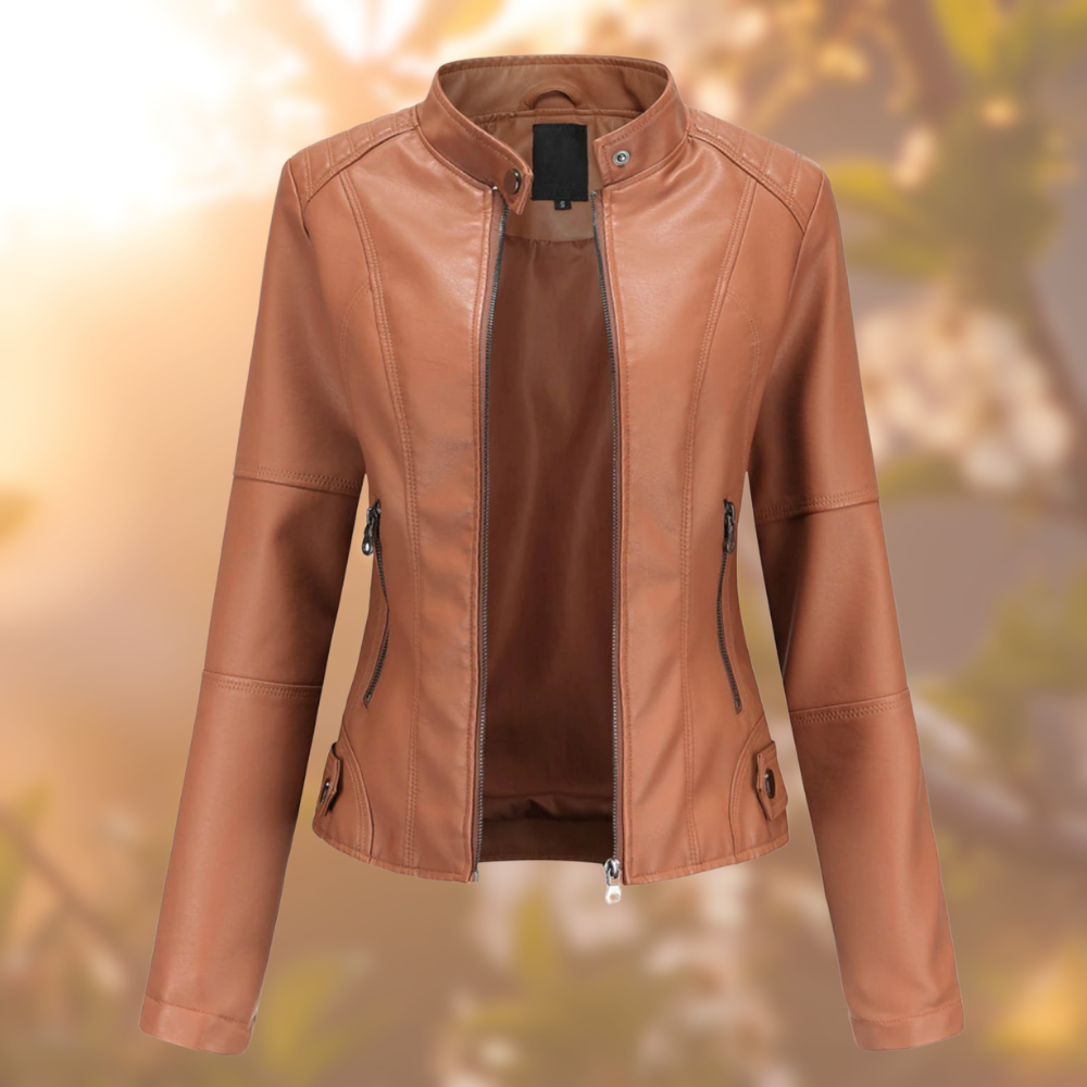 Noemi - stylish leather jacket