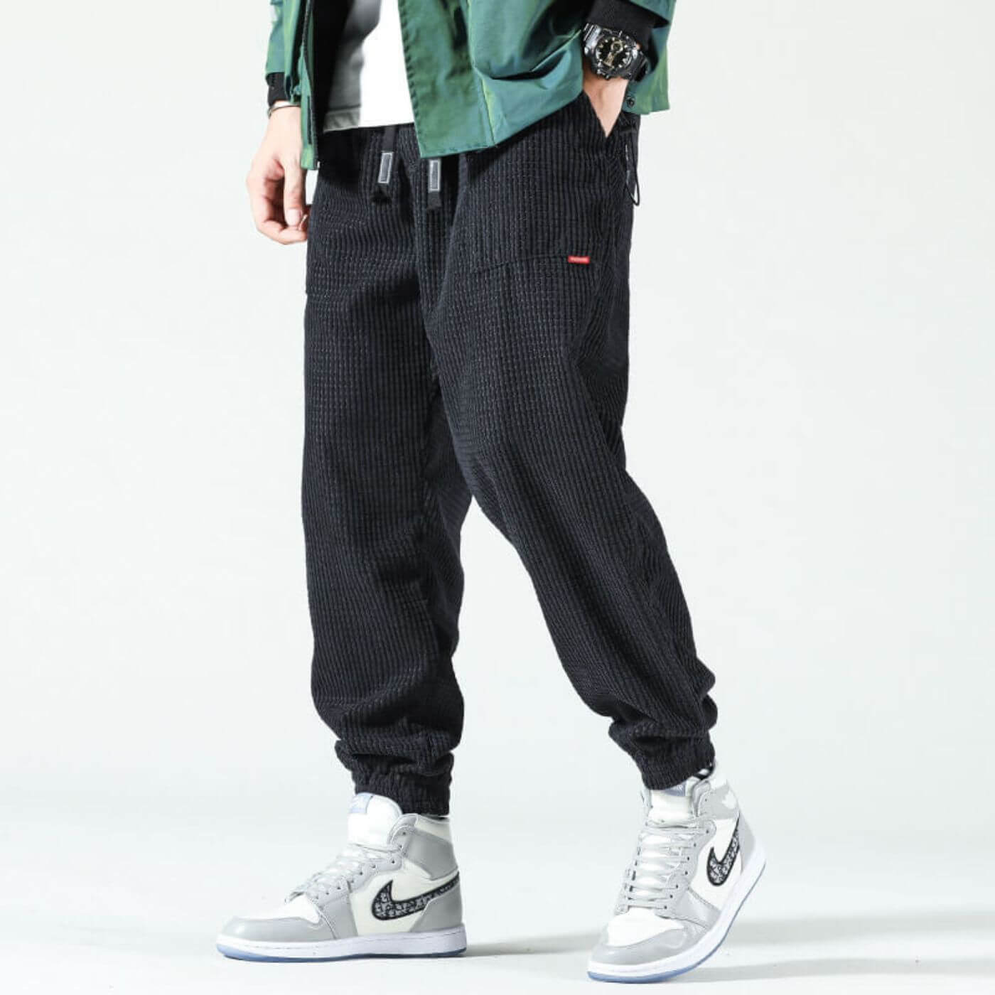 Kasper – Stylish Corduroy Jogger pants