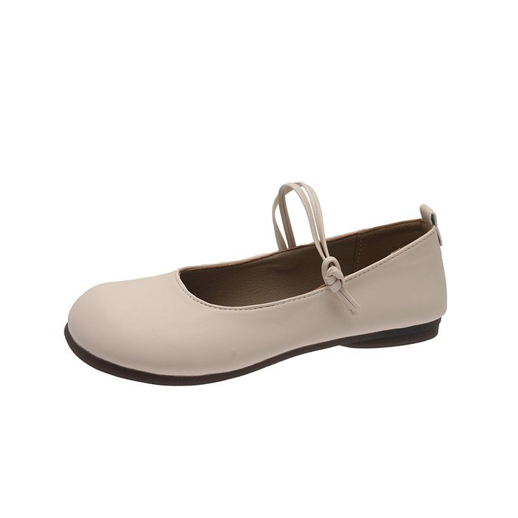 Women's ballerinas with elegant straps and flexible inner lining W&W
