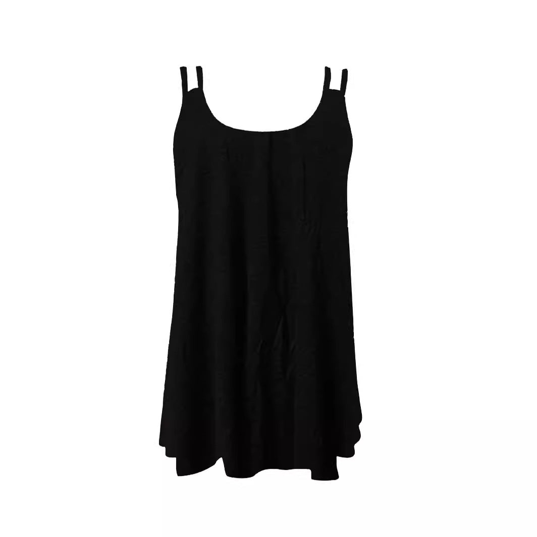 Women's Sleeveless Floral Print Casual Top WW