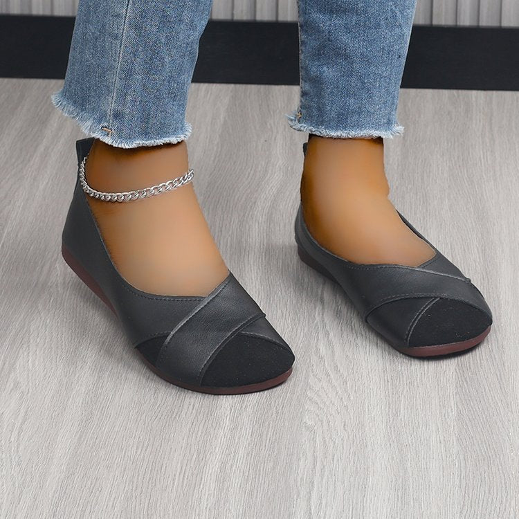Women's comfortable ballerinas with ergonomic footbed technology W&W
