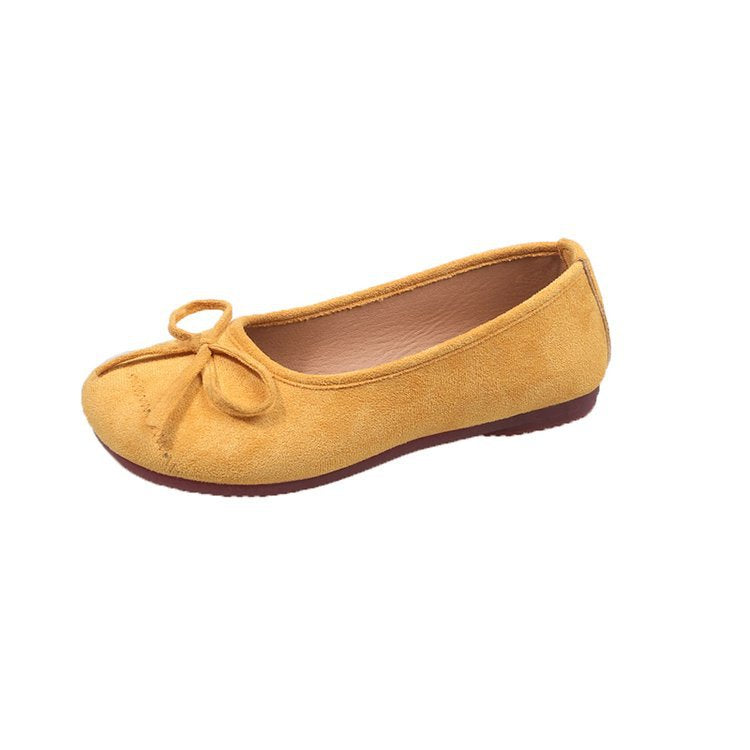Women's ballerinas with fashionable leopard print and soft lining W&W
