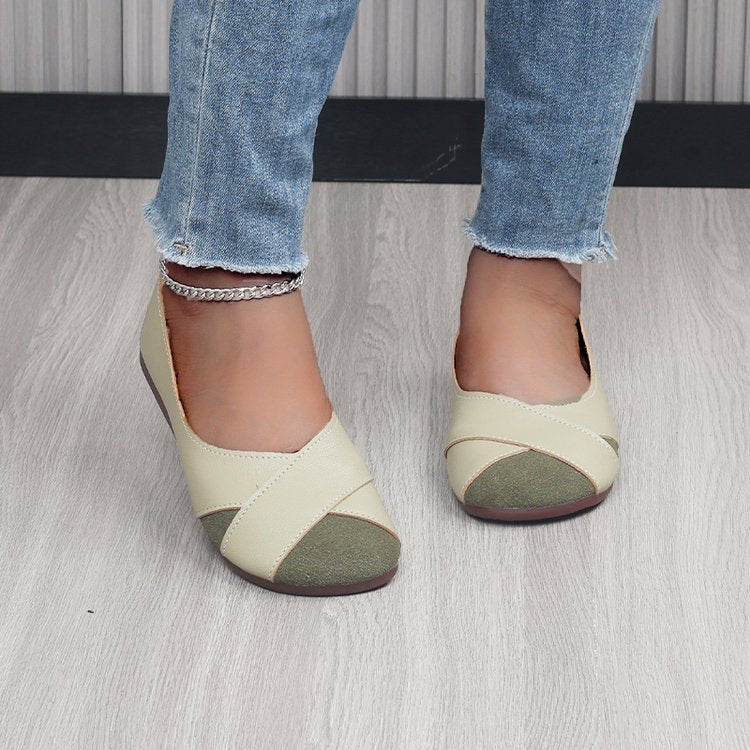 Women's comfortable ballerinas with ergonomic footbed technology W&W