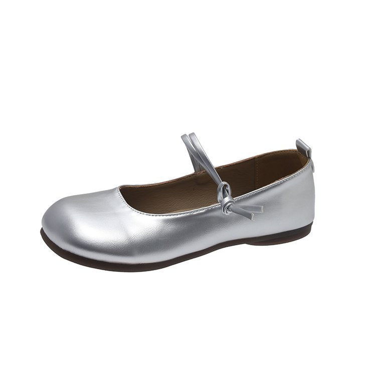 Women's ballerinas with elegant straps and flexible inner lining W&W