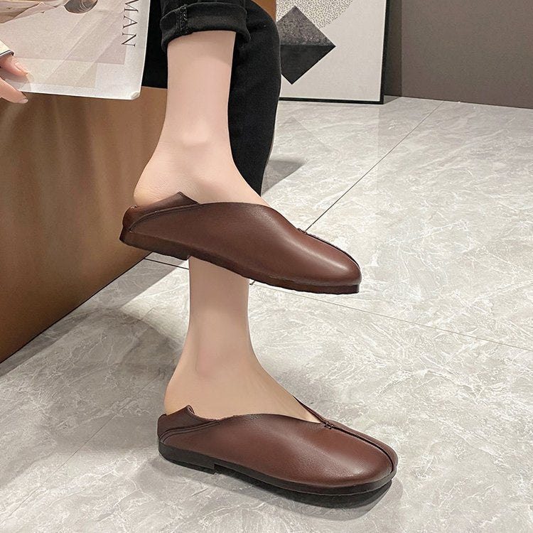 Women's ballerinas with elegant toe slit design W&W