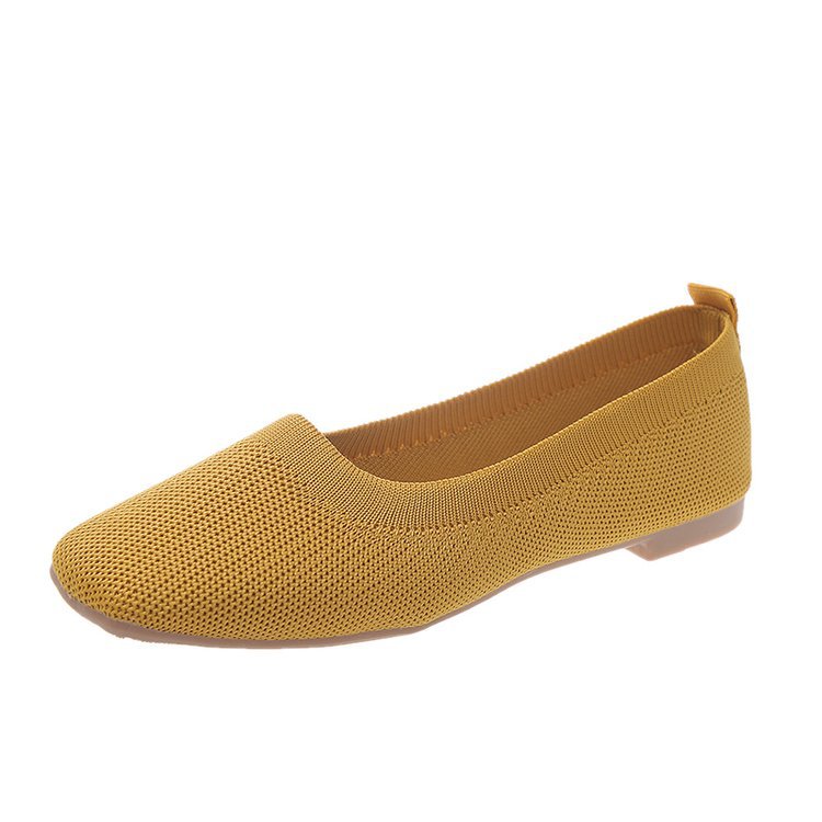 Women's comfortable slip-on ballerinas with breathable upper structure W&W
