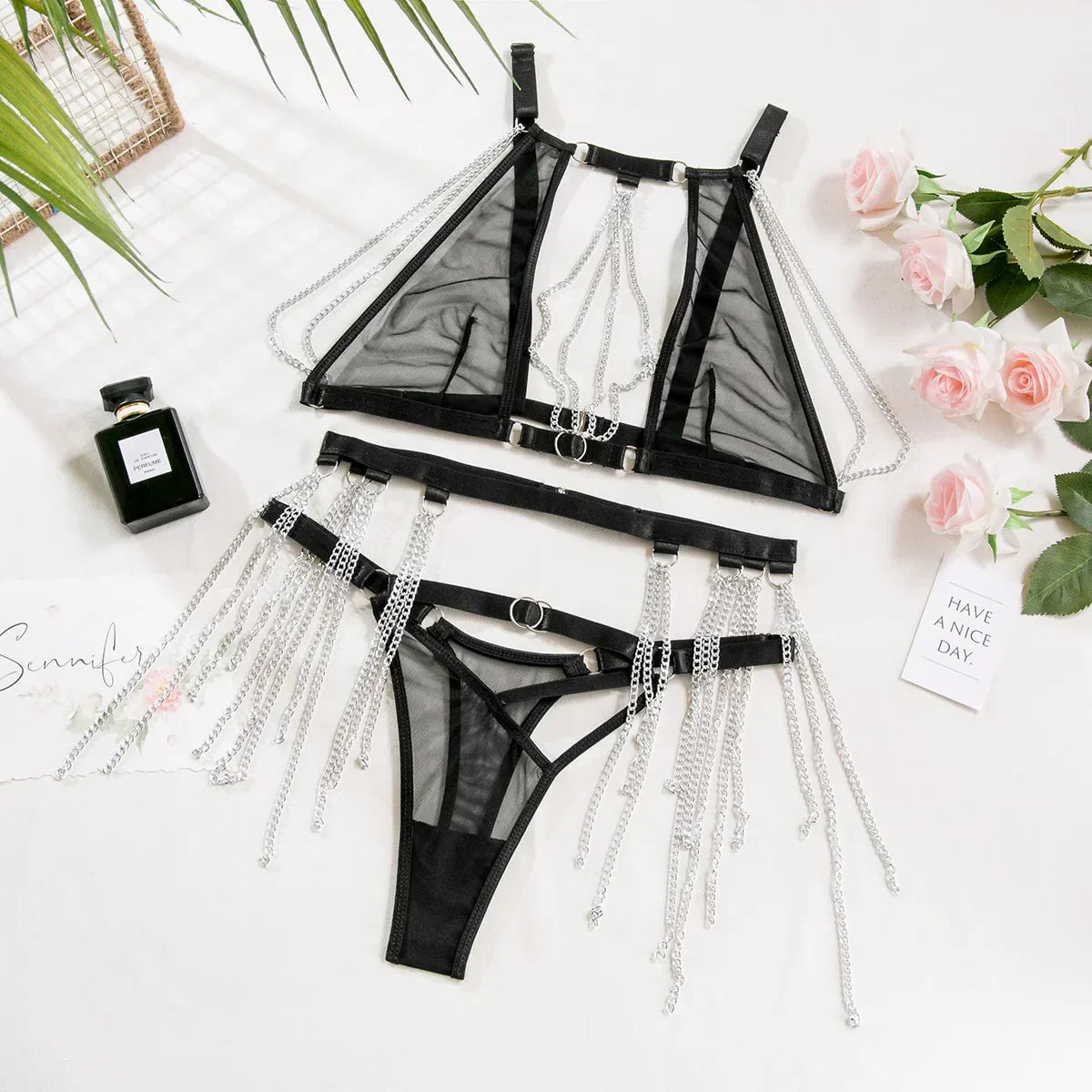 Chained Desire Lingerie Set