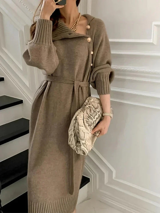 - Elegant sweater dress