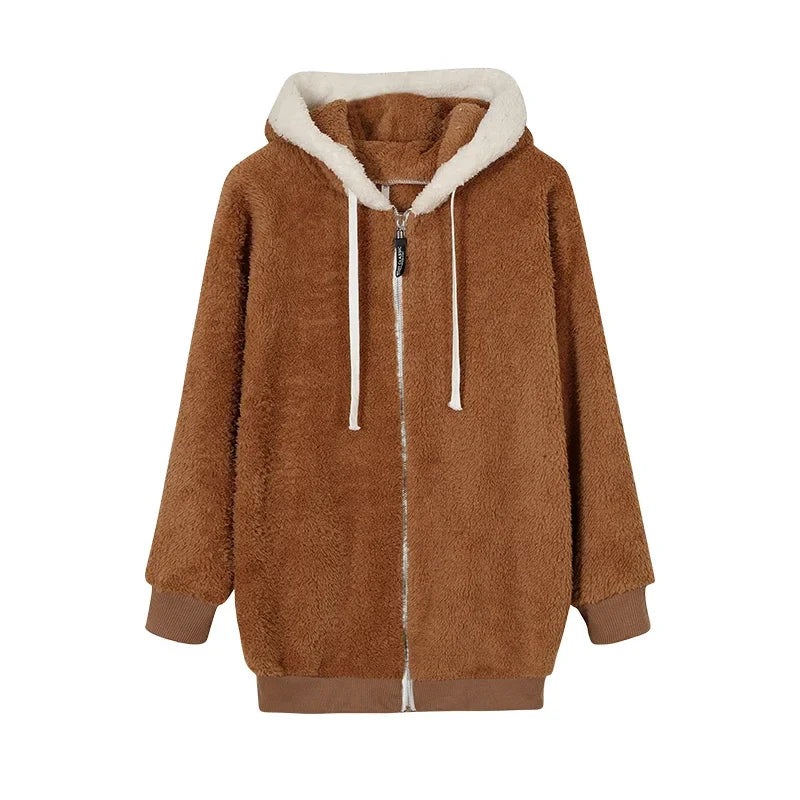 Wilina | Soft fleece vest with hood