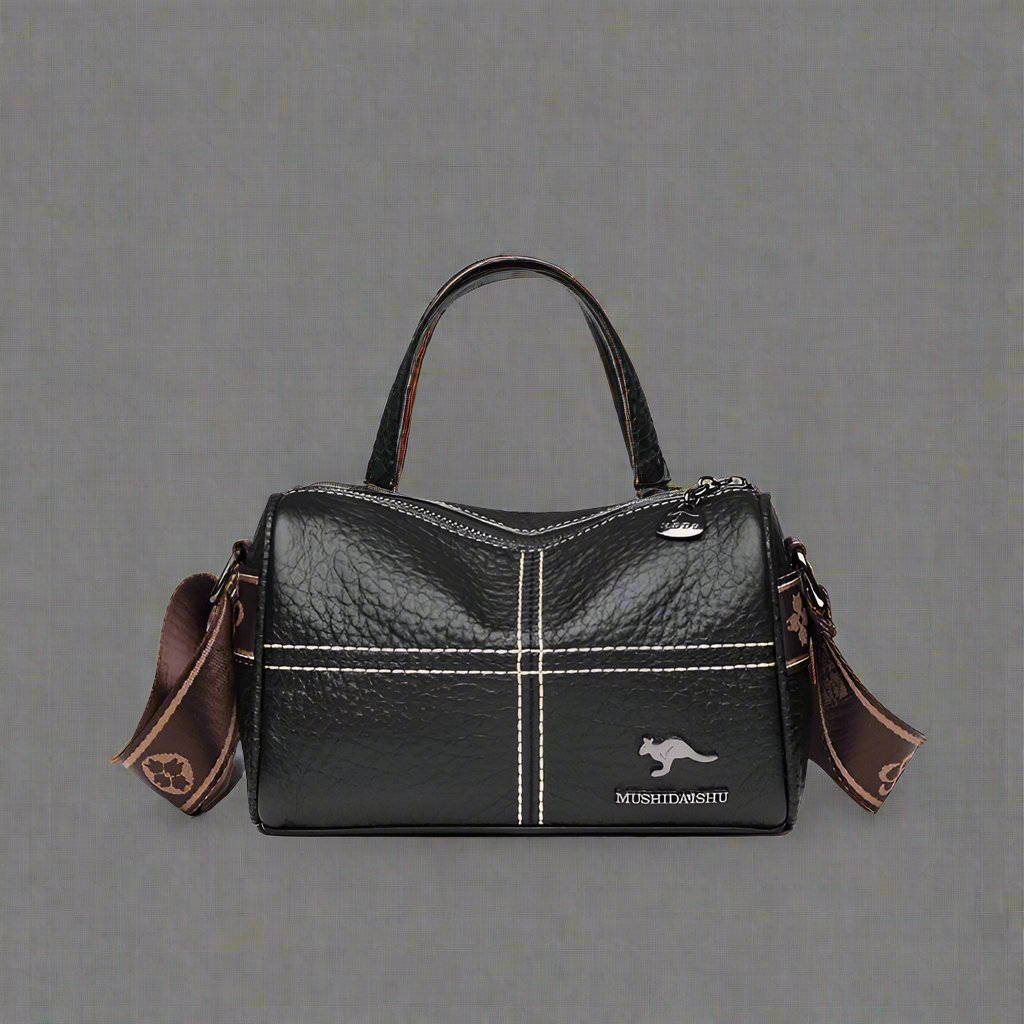 Abigail - Stylish shoulder bag with stone grain pattern